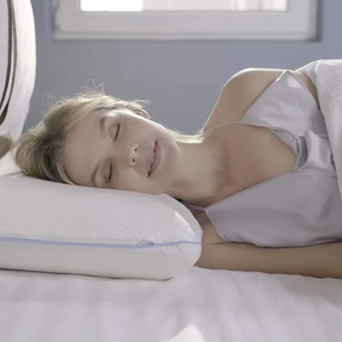 Vista 6 de Almohada para dormir de lado – Almohada de cama – Almohada de enfriamiento – Almohada de espuma viscoelástica respetuosa con la piel – Funda