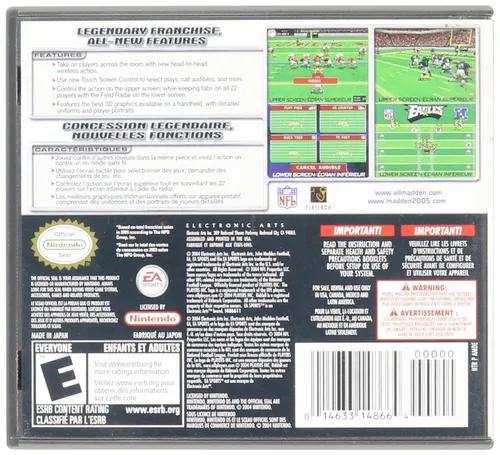 Vista 2 de Madden NFL 2005 - Nintendo DS