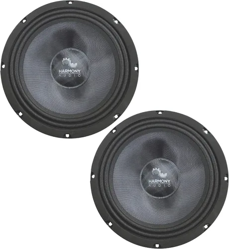 Vista 3 de Harmony Audio HA-CMB8 - Altavoces estéreo para coche Cabron Midbass de rango medio de 8 pulgadas, 2 pares