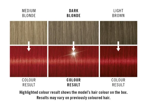 Vista 3 de Schwarzkopf Live Intense - Tinte permanente para el cabello, rojo real (número 35), 4.8 fl oz