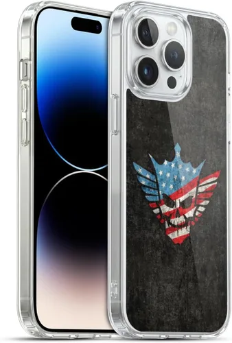 Vista 70 de Head Case Designs Funda de gel suave con licencia oficial de la WWE American Nightmare Flag Cody Rhodes Graphics compatible con Apple iPhone 7