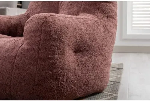 Vista 6 de anwickjeff Sillones puf, puf de relleno suave copetudo con relleno, sofá perezoso esponjoso, tumbona imperial gigante para dormitorio, sala de estar