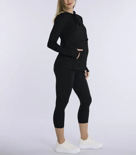 Vista 4 de Motherhood Maternity Women's Lift Up Nursing Hoodie for Breastfeeding
