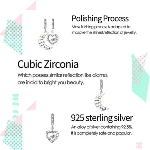 Vista 6 de Dije de plata de ley 925 con diseño de pata de animal familiar, cuentas caladas para pulseras y collares con circonita cúbica 5A, regalo de joyería