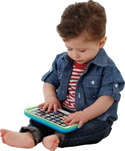 Vista 4 de Tablet Smart Laugh and Learn de Fisher-Price Laugh, Azul