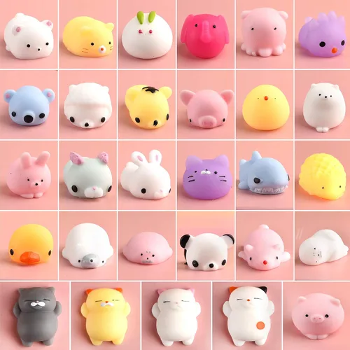 Vista 2 de KUUQA - 30 juguetes de peluche para aliviar el estrés, diseño de panda
