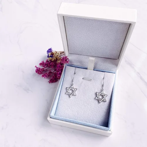 Vista 7 de FANCIME Collar de plata de ley con ópalo de fuego aretes colgantes pulsera de Danity piedra natal de octubre joyería fina para mujer