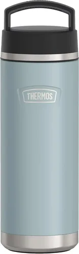 Vista 13 de THERMOS ICON SERIES - Botella de agua de acero inoxidable con tapa superior de rosca, 32 onzas, granito, botella de agua aislada con tapa Granite