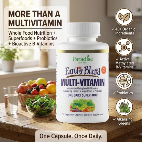 Vista 2 de Paradise Herbs & Essentials - Cápsulas de hierro multivitamínico una vez al