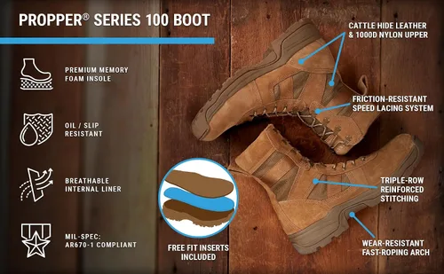 Vista 4 de Propper Botas Series 100 de 8" para hombre