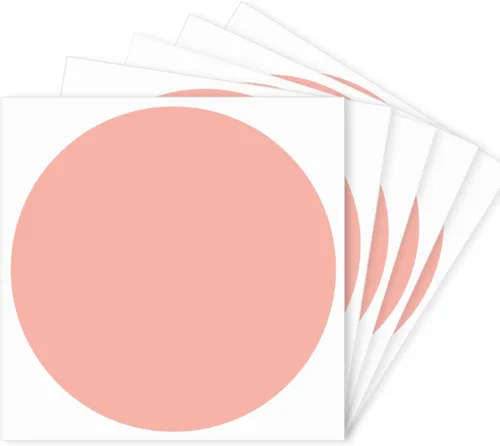 Vista 10 de STARLIBOO Calcomanías de puntos, círculos extraíbles de 2 pulgadas, 540 unidades de colores, para escribir para ventas de garaje (marrón)