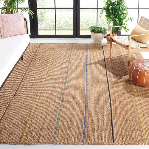Vista 14 de SAFAVIEH Natural Fiber Collection NF810D - Alfombra de pasillo de 2 pies 3 pulgadas x 8 pies, natural y dorado, hecha a mano de tejido plano a