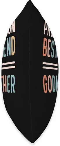 Vista 2 de Godmother Gifts for Godparents on Baptism Day Cojín promocionado de Best Friend to Godmother de 16 x 16 pulgadas, multicolor