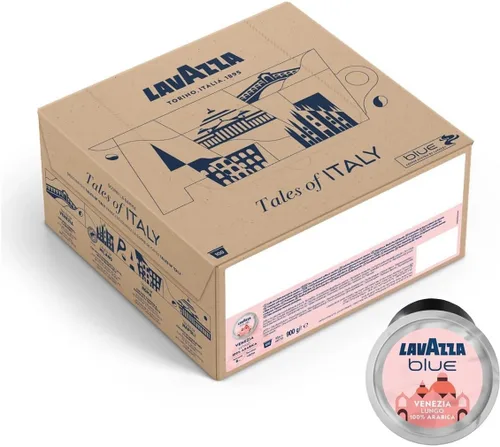 Vista 9 de Lavazza BLUE Capsules, mezcla de café descafeinado expreso, tostado medio descafeinado, 100 unidades (paquete de 1)