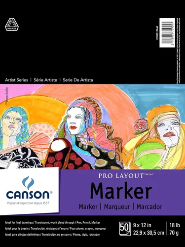 Vista 9 de Canson Artist Series Pro Layout, Libreta para marcador