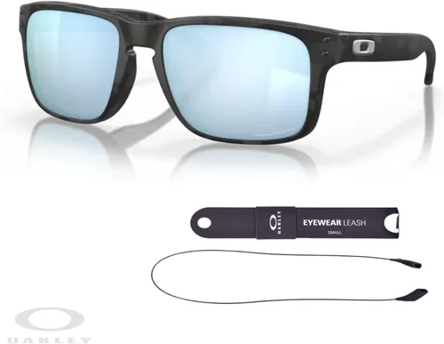 Vista 2 de Oakley Holbrook OO9102 - Gafas de sol cuadradas para hombre + paquete con correa + paquete con kit de gafas de diseñador iWear
