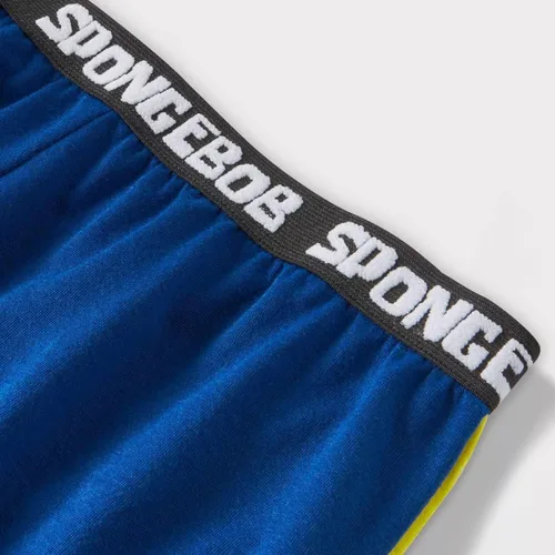 Vista 3 de Nickelodeon SpongeBob - Pijama para niño, 2 piezas, camiseta y pantalones cortos