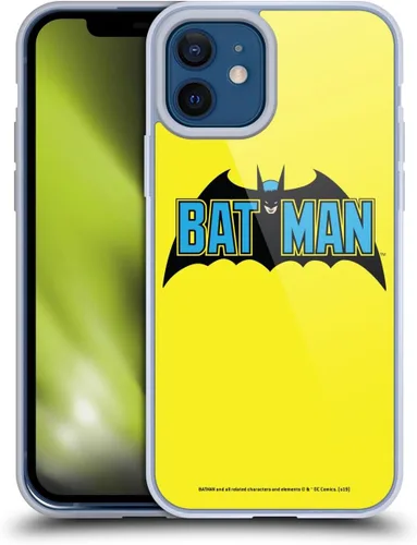 Vista 371 de Head Case Designs Funda de gel con licencia oficial de Batman DC Comics Bat Signal Logos [protección de grado militar] compatible con Apple iPhone 7