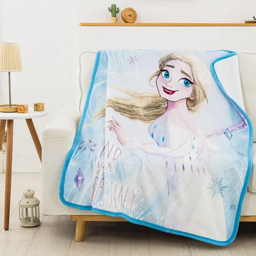 Vista 2 de Northwest Manta Sherpa de Frozen Silk Touch, 40 x 50 pulgadas, Destino mágico