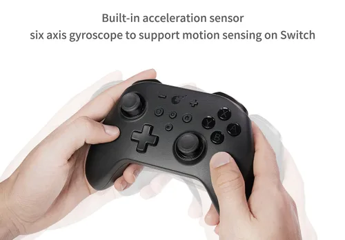 Vista 9 de GuliKit Kingkong 2 Wireless Bluetooth ControllerNo Stick Drift for NS Switch Windows PCMacOSAndroidiOSGamepad with JoysticksSelf-learning
