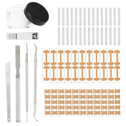 Vista 9 de Kit de 16 piezas de uñas encarnadas, con tiras transpirables para uñas de los pies en crecimiento, corrección de dedos curvos, parches de yeso sin