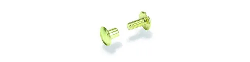 Vista 5 de Tandy Leather Tornillo Poste 1/2" (13 mm) Acero Niquelado 10/pk 1293-02
