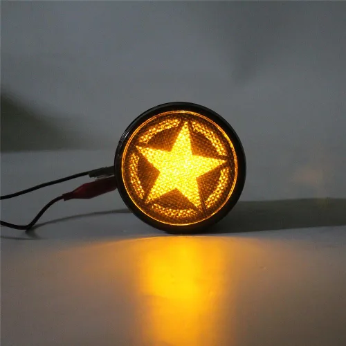 Vista 4 de Opar, luces LED frontales de señalización para Wrangler Unlimited JK y Jeep Wrangler 07-17 (Five Star)