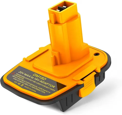 Vista 6 de Azocek DM18D - Convertidor de adaptador de batería con puerto USB (2 unidades)
