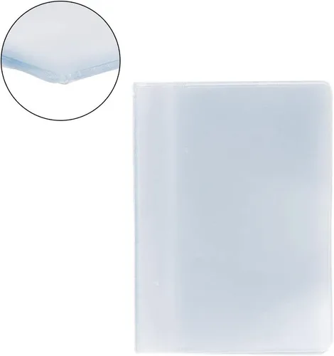 Vista 3 de SimpleLif - Funda de plástico para tarjeta de crédito, de PVC, color transparente