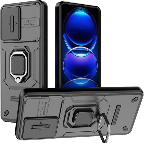Vista 22 de Funda de teléfono móvil para Xiaomi Redmi A3/Xiaomi Poco C61 Soporte de coche Soporte Ventana corredera Cubierta protectora a prueba de golpes