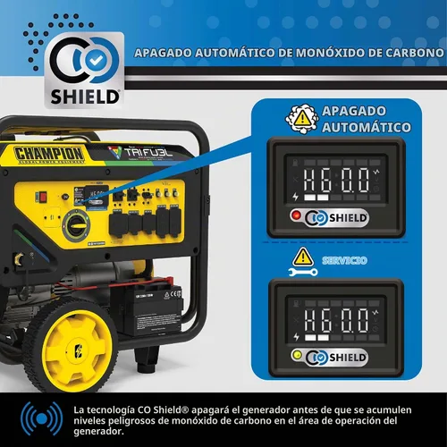 Vista 18 de Champion - Generador portátil de 16,875 vatios de arranque eléctrico