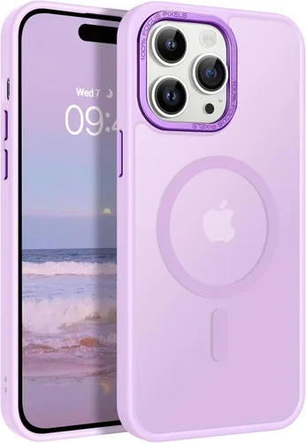 Vista 10 de BENTOBEN Funda magnética para iPhone 14 Pro [compatible con Magsafe] translúcida mate 14 Pro, delgada, a prueba de golpes, para mujeres, hombres
