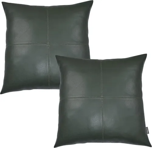 Vista 12 de Funda de almohada de piel de cordero – Funda decorativa para cojín de sofá – Fundas decorativas para sala de estar y dormitorio, 14 x 14 pulgadas