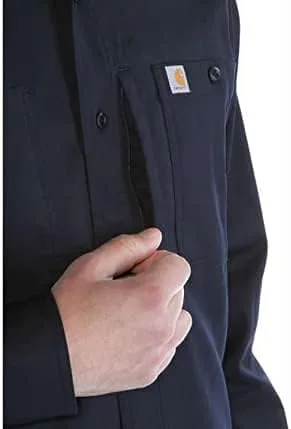 Vista 4 de Carhartt Camisa de trabajo de manga larga de lona de ajuste relajado para hombre