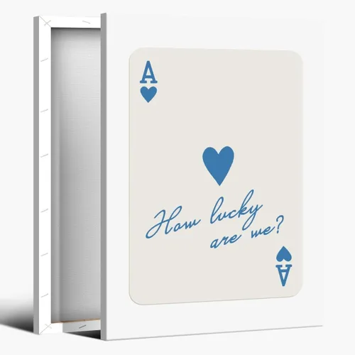 Vista 21 de Arte de pared moderno Ace of Hearts How Lucky Are We Poster Retro Funky Estético Lienzo Impresiones Verde Salvia Carteles Póster Femenino Coqueta