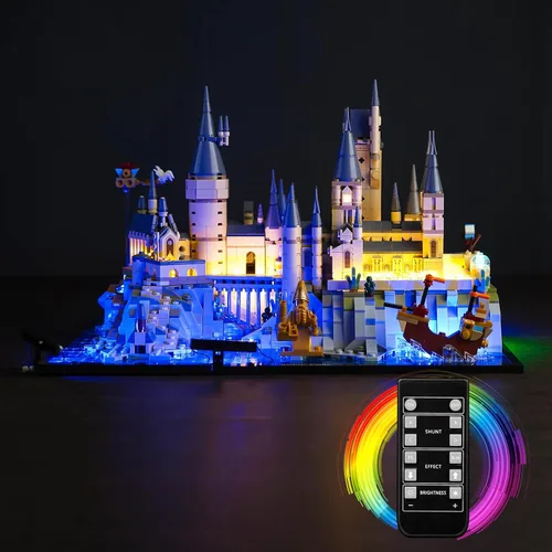 Vista 7 de BrickBling Kit de iluminación LED compatible con Lego Castle and Grounds Building Set, Compatible con Lego 76419 - Luces solamente, sin
