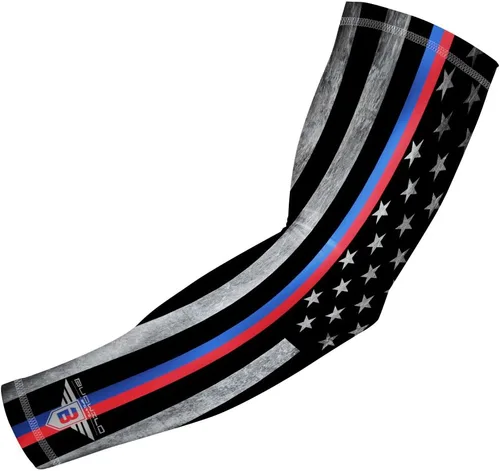 Vista 5 de Bucwild Sports Flag Compression Arm Sleeve - Perfect for Baseball Basketball Football - Youth & Adult Sizes