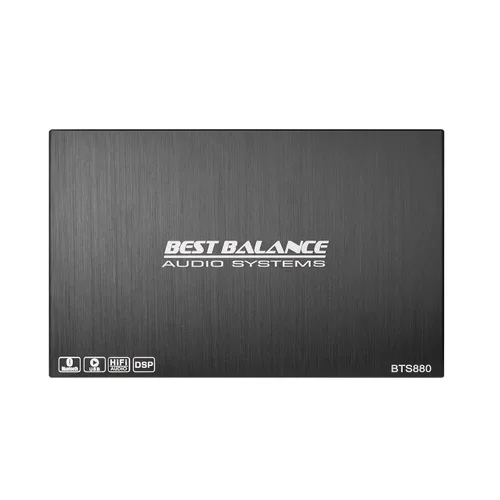 Vista 5 de Car Audio DSP BTS880 4 Entrada 8 Salidas DSP Procesador de Señal Digital con Crossovers EQ Integrado, Entrada Auxiliar RCA de 31 Banda y Entradas