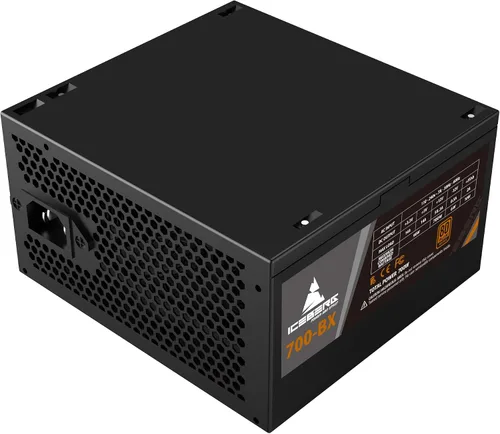 Vista 3 de Iceberg Unidad de fuente de alimentación para PC para juegos 700-BX 700W 80 Plus Bronce con dos (12) conectores PCIe 6+2