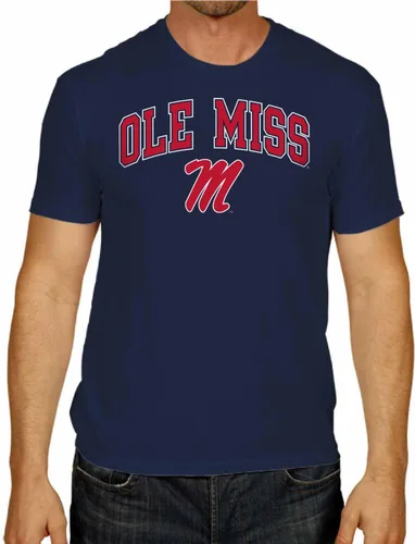 Vista 7 de Campus Colors NCAA - Camiseta de algodón para adulto, unisex, para el día del juego Camiseta con licencia oficial de la NCAA, algodón hilado