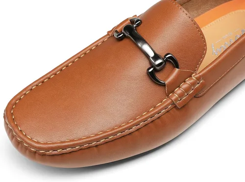 Vista 2 de Vostey Mocasines para hombre sin cordones para conducir mocasines casuales para hombre