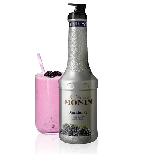 Vista 12 de Monin - Puré de cereza negra, sabores naturales, ideal para tés, limonadas, batidos y cócteles, sin OMG, vegano, sin gluten (1 litro)