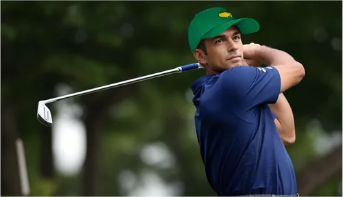 Vista 4 de Gorra de torneo de golf 2024 para hombres y mujeres, gorra de camionero verdeblanco, ropa de mercancía de golf