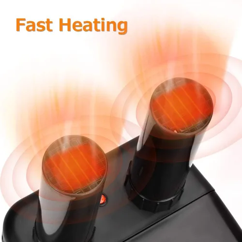 Vista 2 de TRUSTECH Secador de zapatos eléctrico - Secador de botas con control de interruptor, secado rápido y protección contra sobrecalentamiento