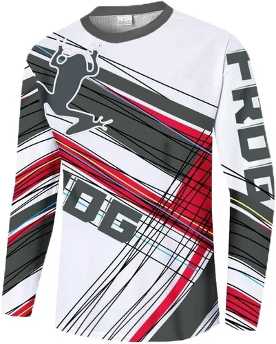 Vista 46 de UGLY FROG Powersports-Jerseys Camisa de descenso para hombre, ropa de verano, gran