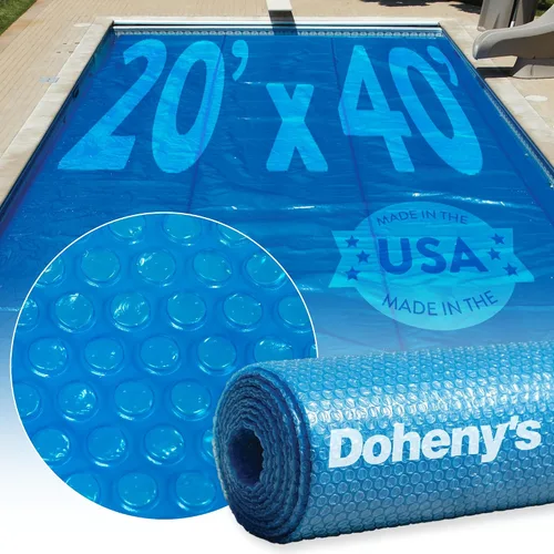 Vista 11 de Doheny's Clear-Tek - Cubierta solar de micro burbujas para piscinas enterradas Aumenta la absorción de energía solar, retiene el calor, reduce