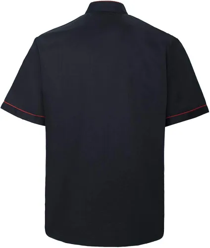 Vista 2 de TOPTIE - Chaqueta de chef de manga corta unisex
