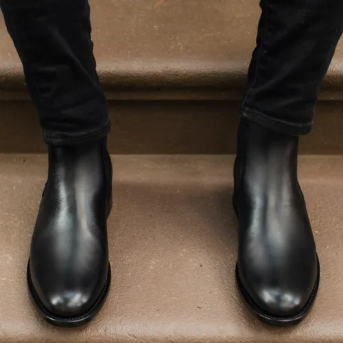 Vista 2 de Thursday Boot Company Cavalier - Botas Chelsea para hombre Negro
