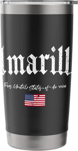 Vista 3 de Amarillo Gothic Design Stainless Steel Insulated Tumbler