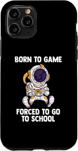 Vista 10 de iPhone 15 Born To Game - Astronauta de videojuegos - Funda para juegos de computadora